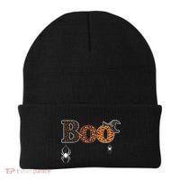 BOO Spiders Witches Logo Beanie thumb 0