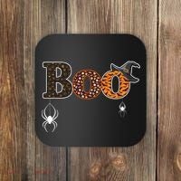 BOO Spiders Witches Logo Coaster thumb 0