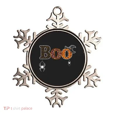 BOO Spiders Witches Logo Ornament