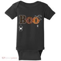 BOO Spiders Witches Logo Baby Bodysuit thumb 0