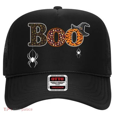 BOO Spiders Witches Logo Hat
