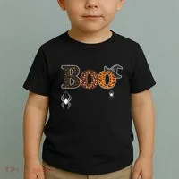 BOO Spiders Witches Logo Toddler T-Shirt thumb 2