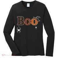 BOO Spiders Witches Logo Women's Long Sleeve Shirt thumb 0