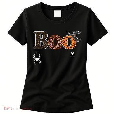 BOO Spiders Witches Logo Women's T-Shirt