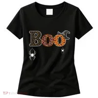 BOO Spiders Witches Logo Women's T-Shirt thumb 0
