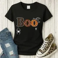 BOO Spiders Witches Logo Women's T-Shirt thumb 3