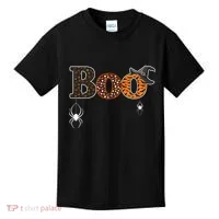 BOO Spiders Witches Logo Kids T-Shirt thumb 0