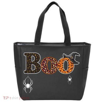 BOO Spiders Witches Logo Tote Bag