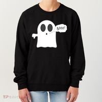 Boo Thumbs Down Ghost Women's Sweatshirt thumb 0