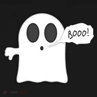 Boo Thumbs Down Ghost Doggie Tank thumb 4