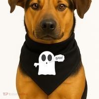 Boo Thumbs Down Ghost USA-Made Doggie Bandana thumb 1