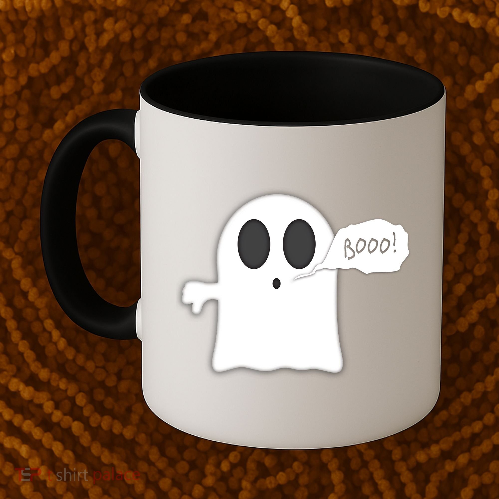 Boo Thumbs Down Ghost Coffee Mug