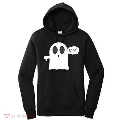 Boo Thumbs Down Ghost Women's Hoodie