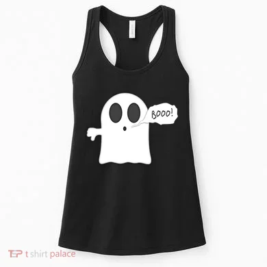 Boo Thumbs Down Ghost Women's Tank Top