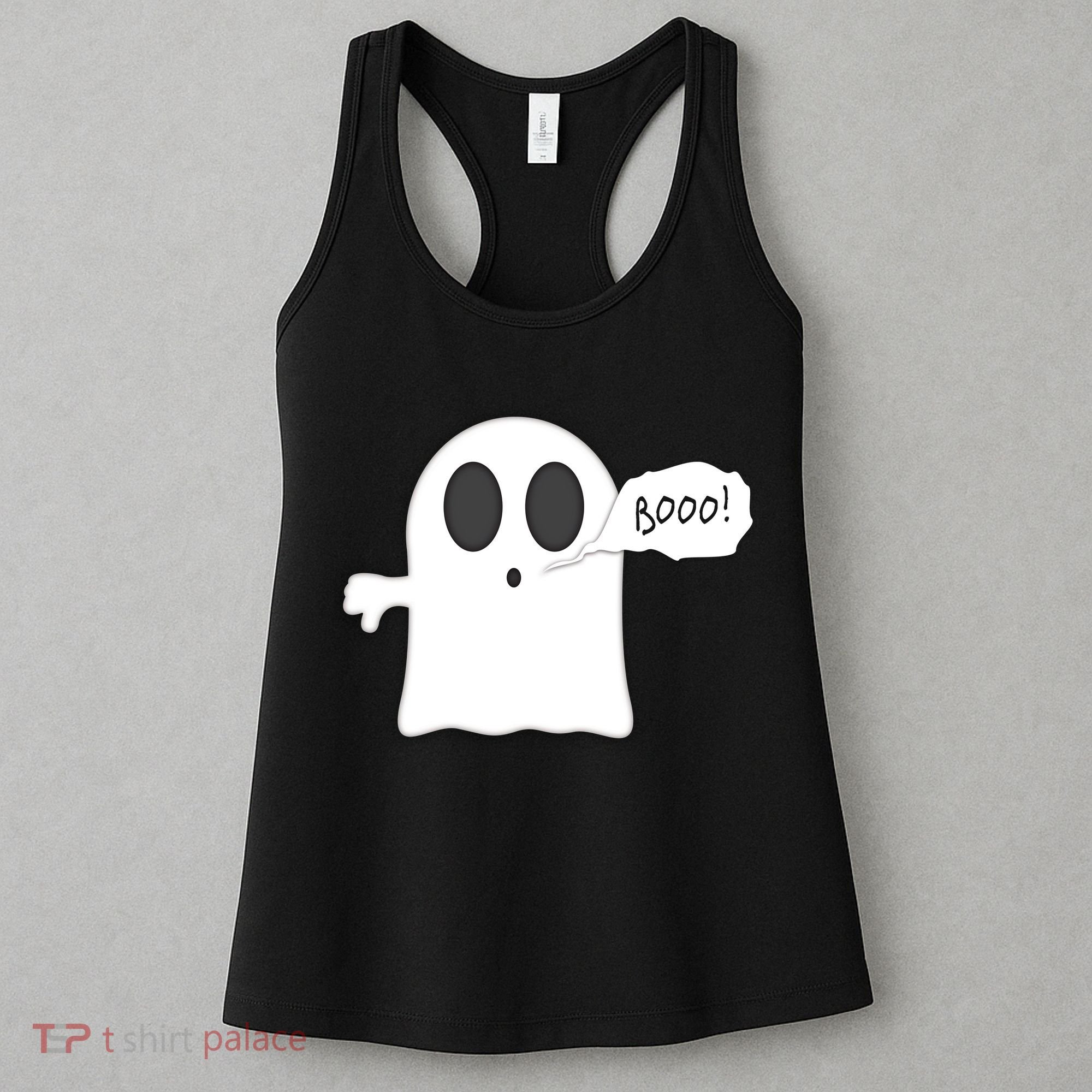 Boo Thumbs Down Ghost Women's Tank Top