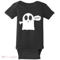 Boo Thumbs Down Ghost Baby Bodysuit thumb 0