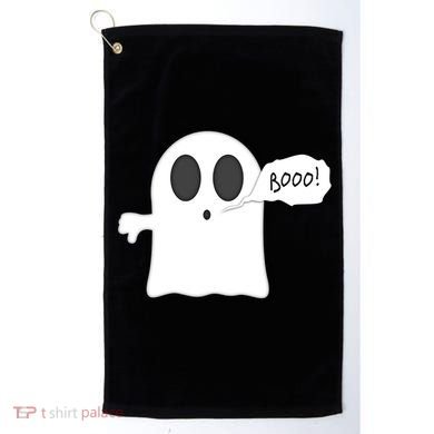 Boo Thumbs Down Ghost Golf Towel