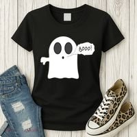 Boo Thumbs Down Ghost Women's T-Shirt thumb 3
