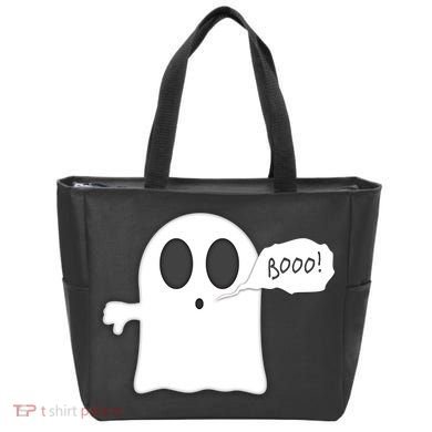 Boo Thumbs Down Ghost Tote Bag