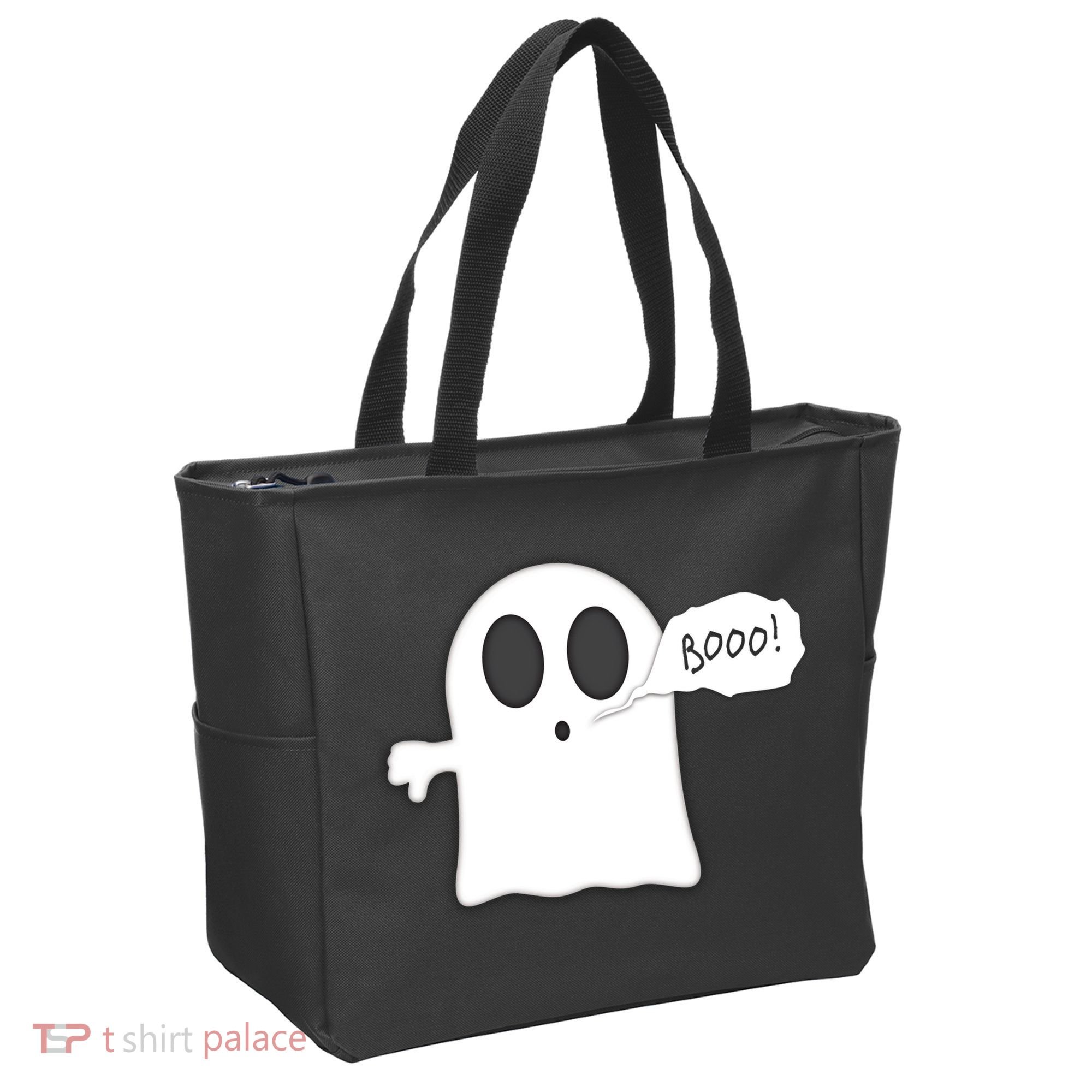 Boo Thumbs Down Ghost Tote Bag