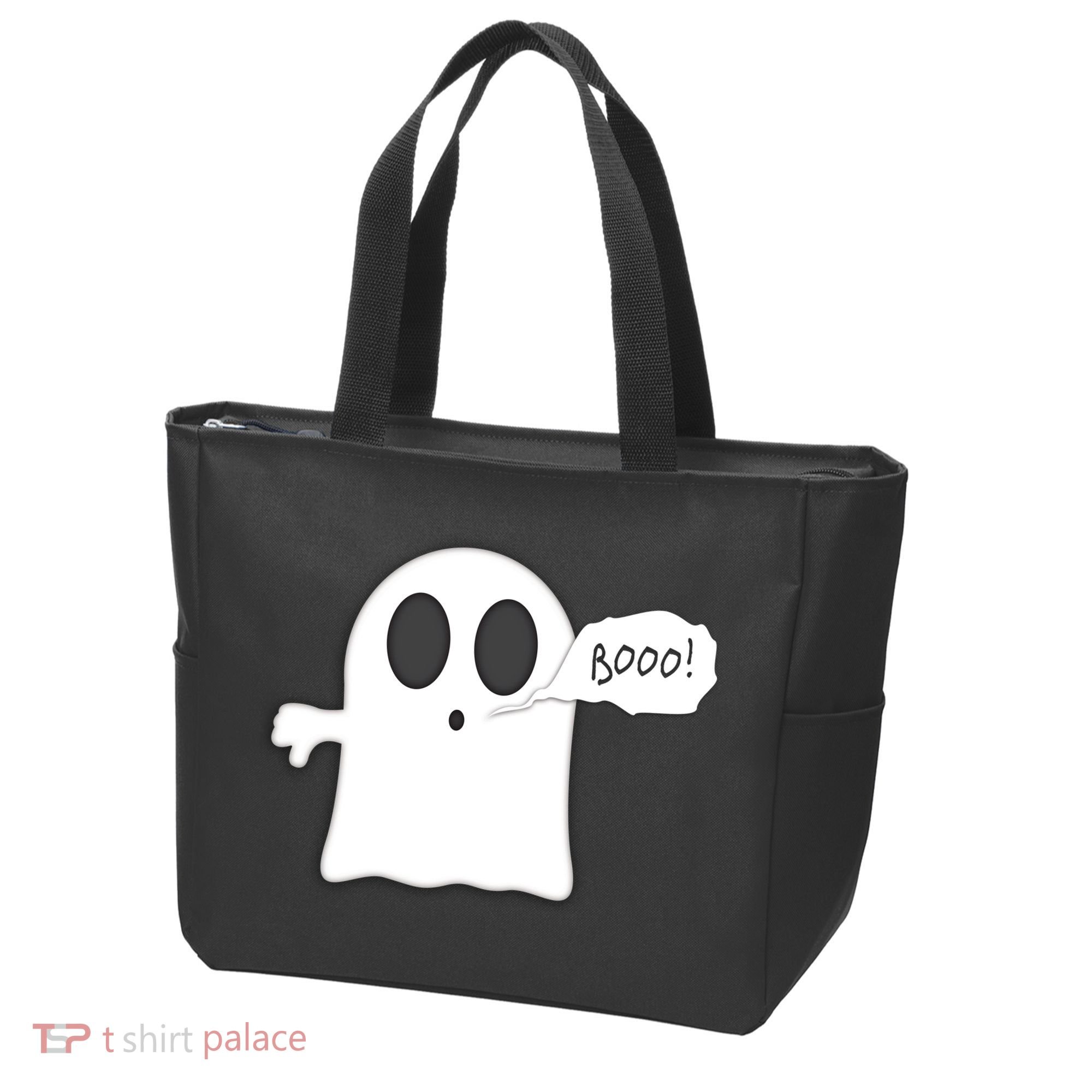 Boo Thumbs Down Ghost Tote Bag