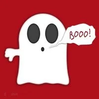 Boo Thumbs Down Ghost Christmas Stocking thumb 1