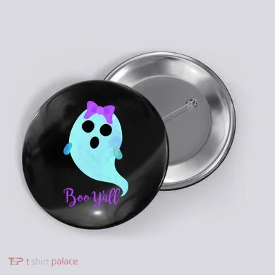 Boo Y'all Button