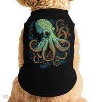 Beautiful Octopus Ocean Animal Lover Artistic Graphic Doggie Tank thumb 0