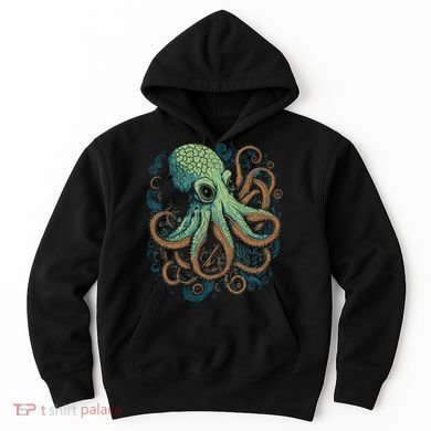 Beautiful Octopus Ocean Animal Lover Artistic Graphic Hoodie