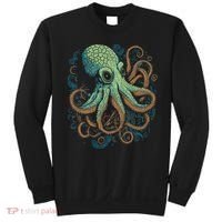 Beautiful Octopus Ocean Animal Lover Artistic Graphic Sweatshirt thumb 0