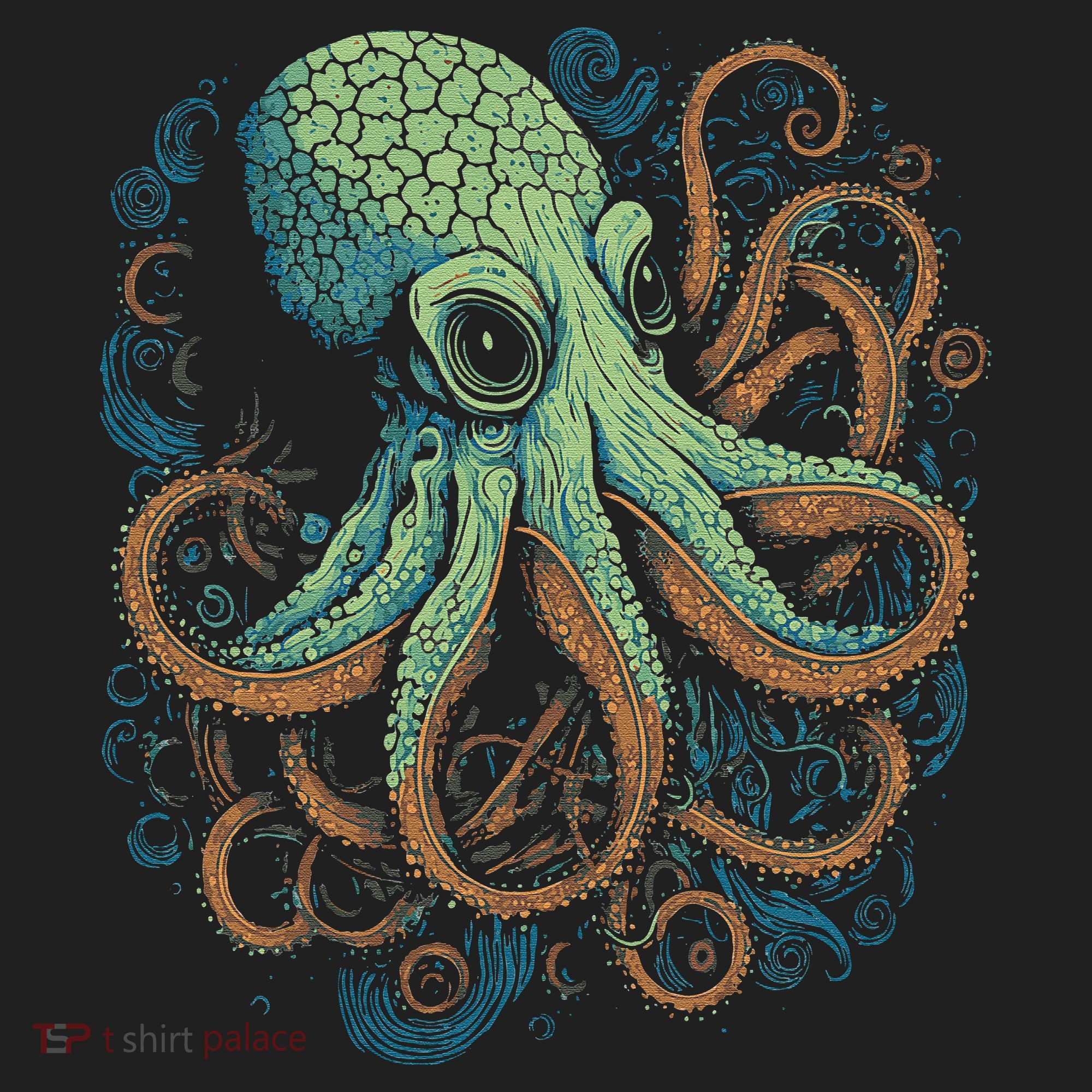 Beautiful Octopus Ocean Animal Lover Artistic Graphic Beanie