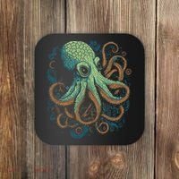 Beautiful Octopus Ocean Animal Lover Artistic Graphic Coaster thumb 0