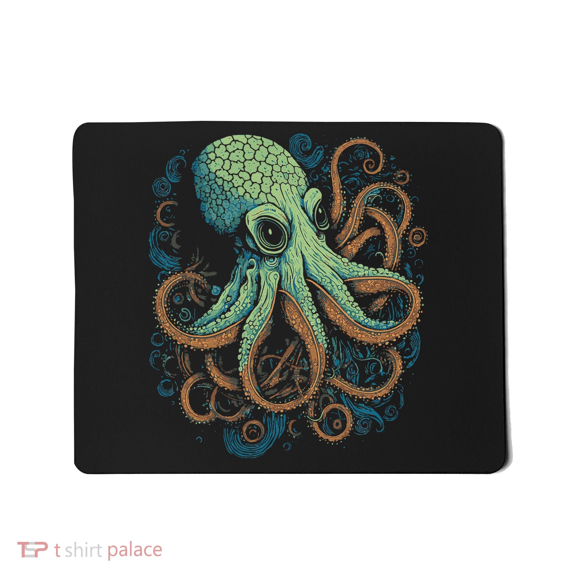 Beautiful Octopus Ocean Animal Lover Artistic Graphic Mousepad