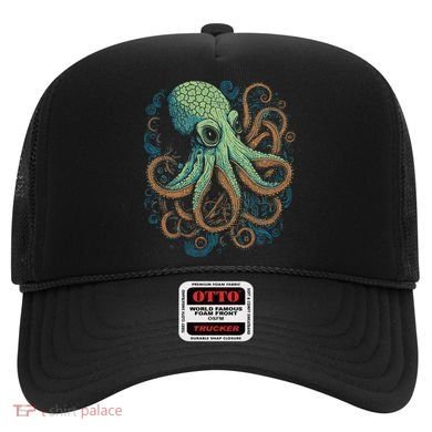 Beautiful Octopus Ocean Animal Lover Artistic Graphic Hat