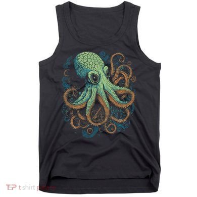 Beautiful Octopus Ocean Animal Lover Artistic Graphic Tank Top