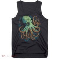 Beautiful Octopus Ocean Animal Lover Artistic Graphic Tank Top thumb 0
