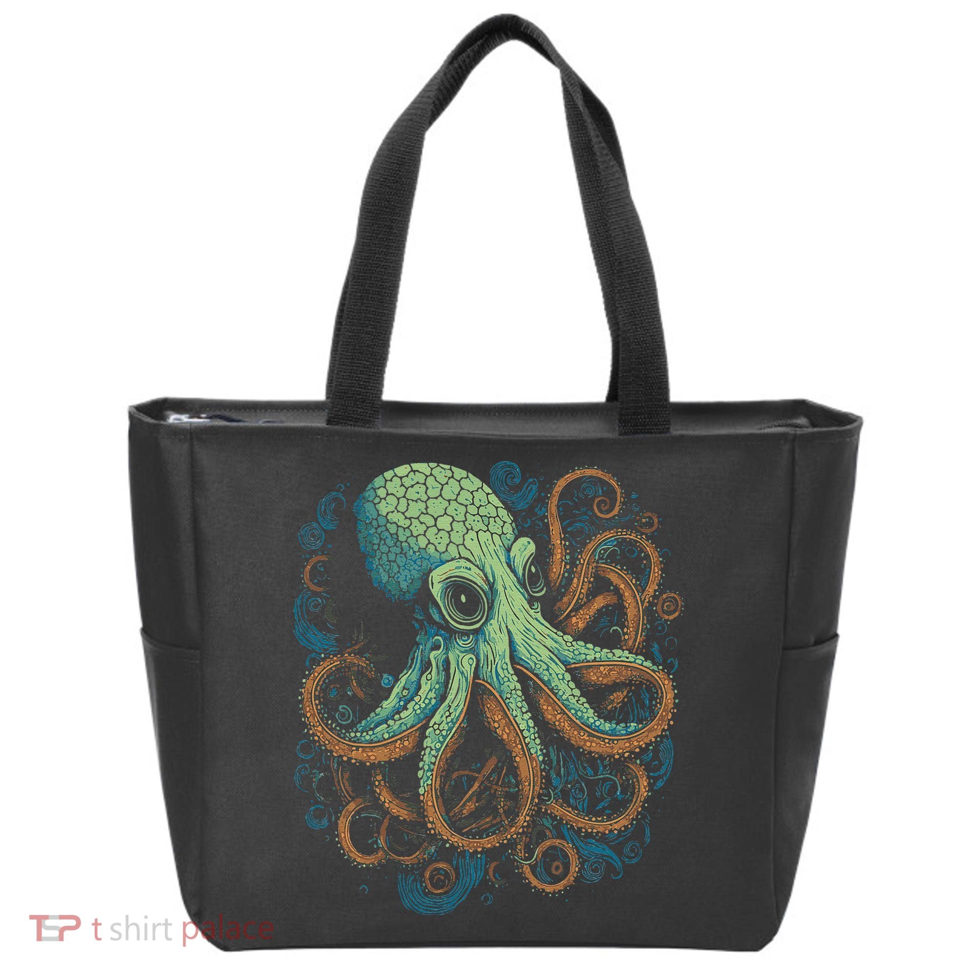 Beautiful Octopus Ocean Animal Lover Artistic Graphic Tote Bag