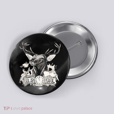 Benevolent Order Of Elks Bpoe Lodge 123 Button