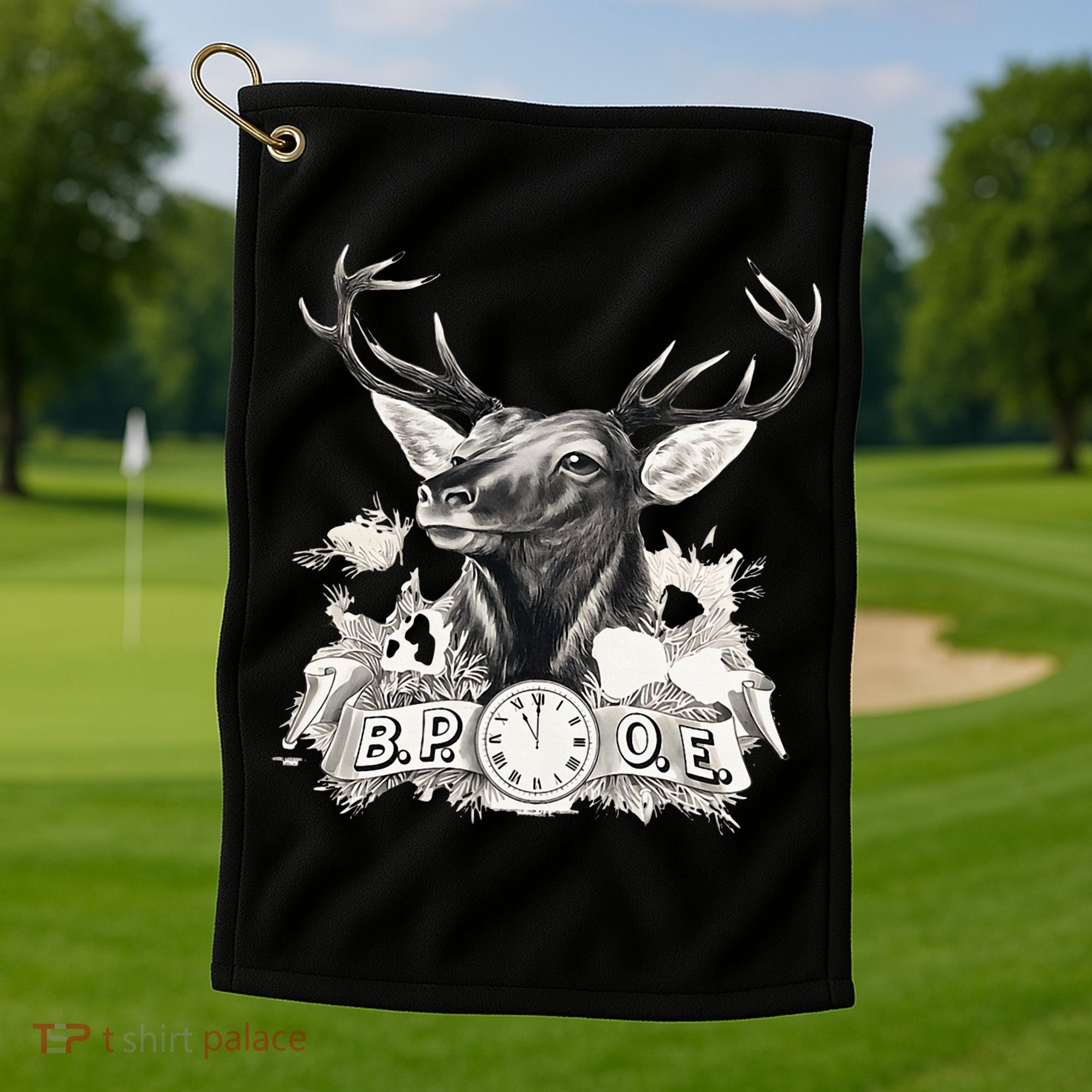 Benevolent Order Of Elks Bpoe Lodge 123 Golf Towel