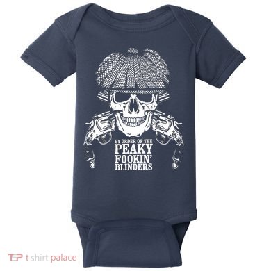 By Order Of The Peaky Foolin' Blinders Skeleton Baby Bodysuit