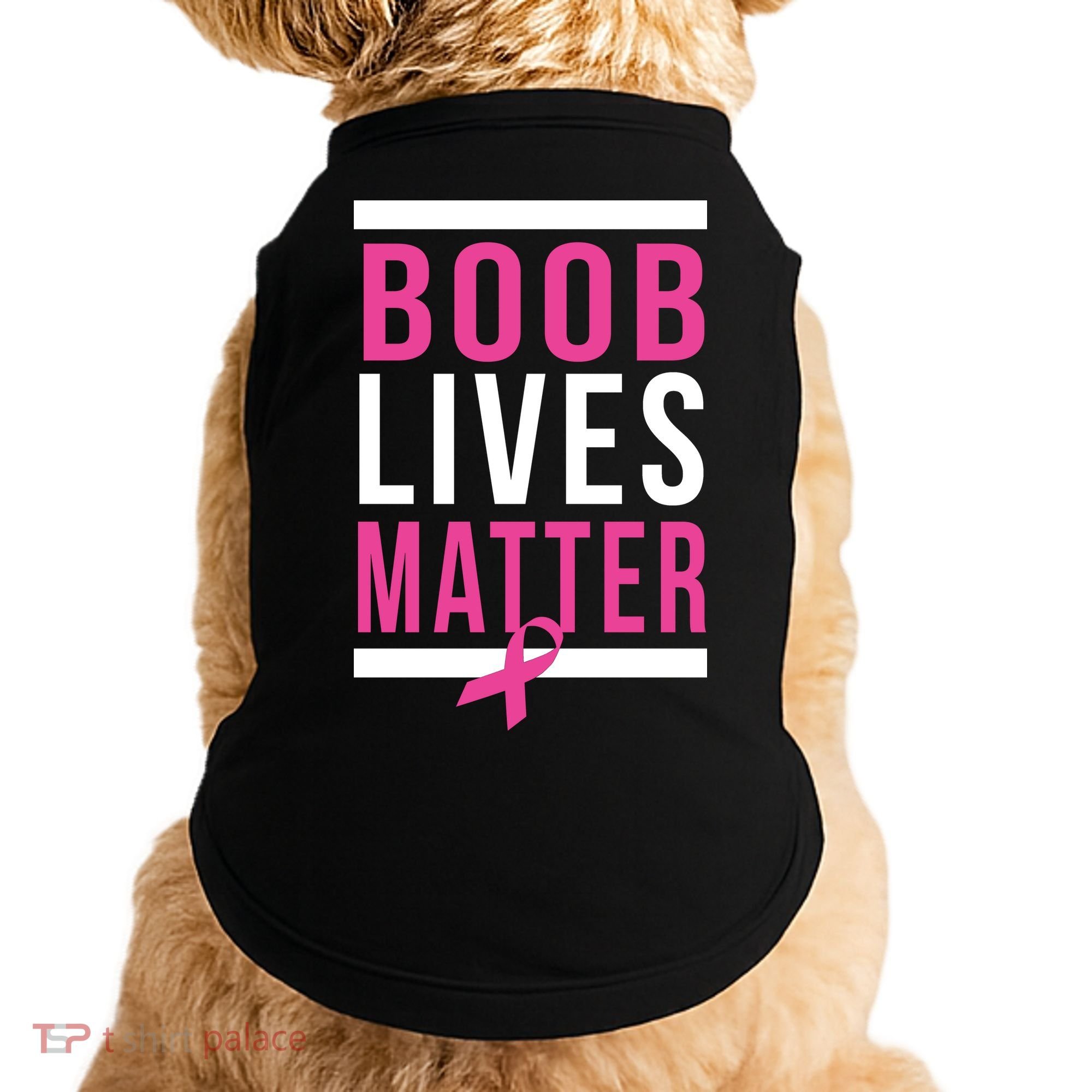 Boob Lives Matter Breast Cancer Awareness Doggie Tank
