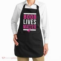 Boob Lives Matter Breast Cancer Awareness Apron thumb 2