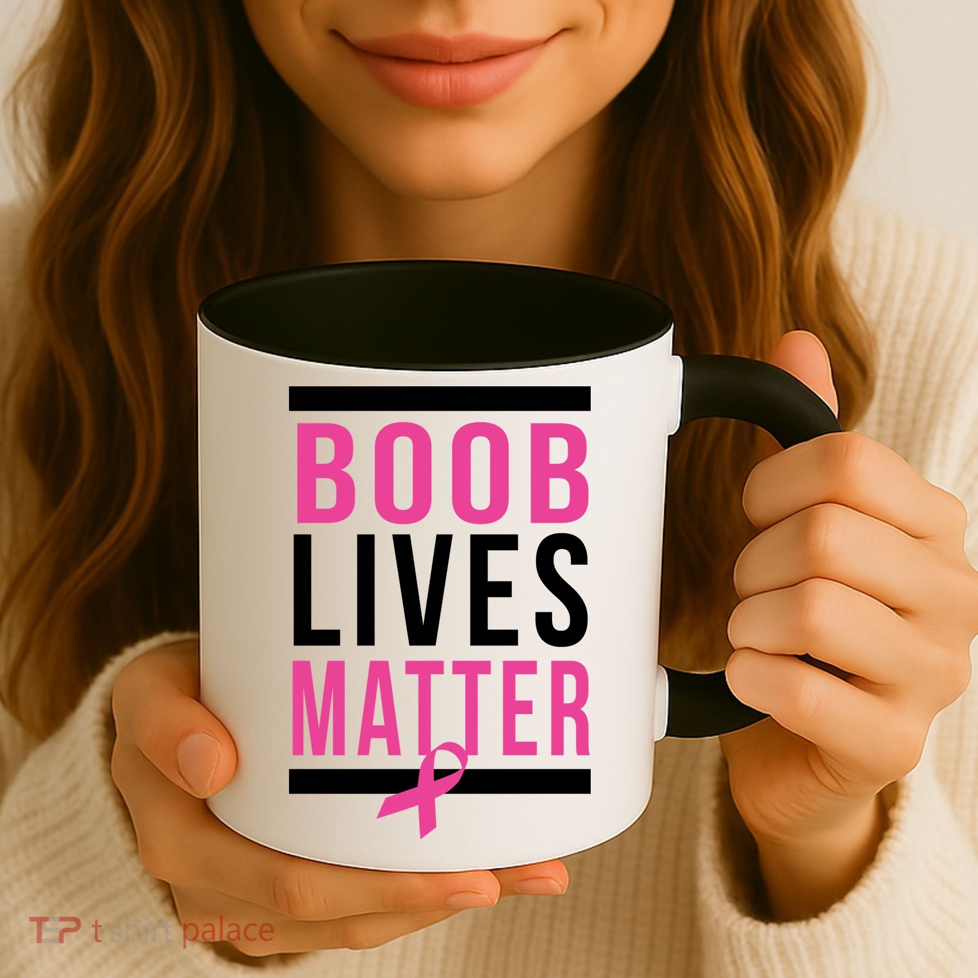 Boob Lives Matter Breast Cancer Awareness Coffee Mug