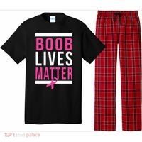 Boob Lives Matter Breast Cancer Awareness Pajama Set thumb 0