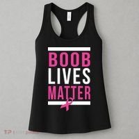 Boob Lives Matter Breast Cancer Awareness Women's Tank Top thumb 3