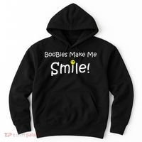 Boobies Make Me Smile Hoodie thumb 0