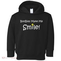 Boobies Make Me Smile Toddler Hoodie thumb 0