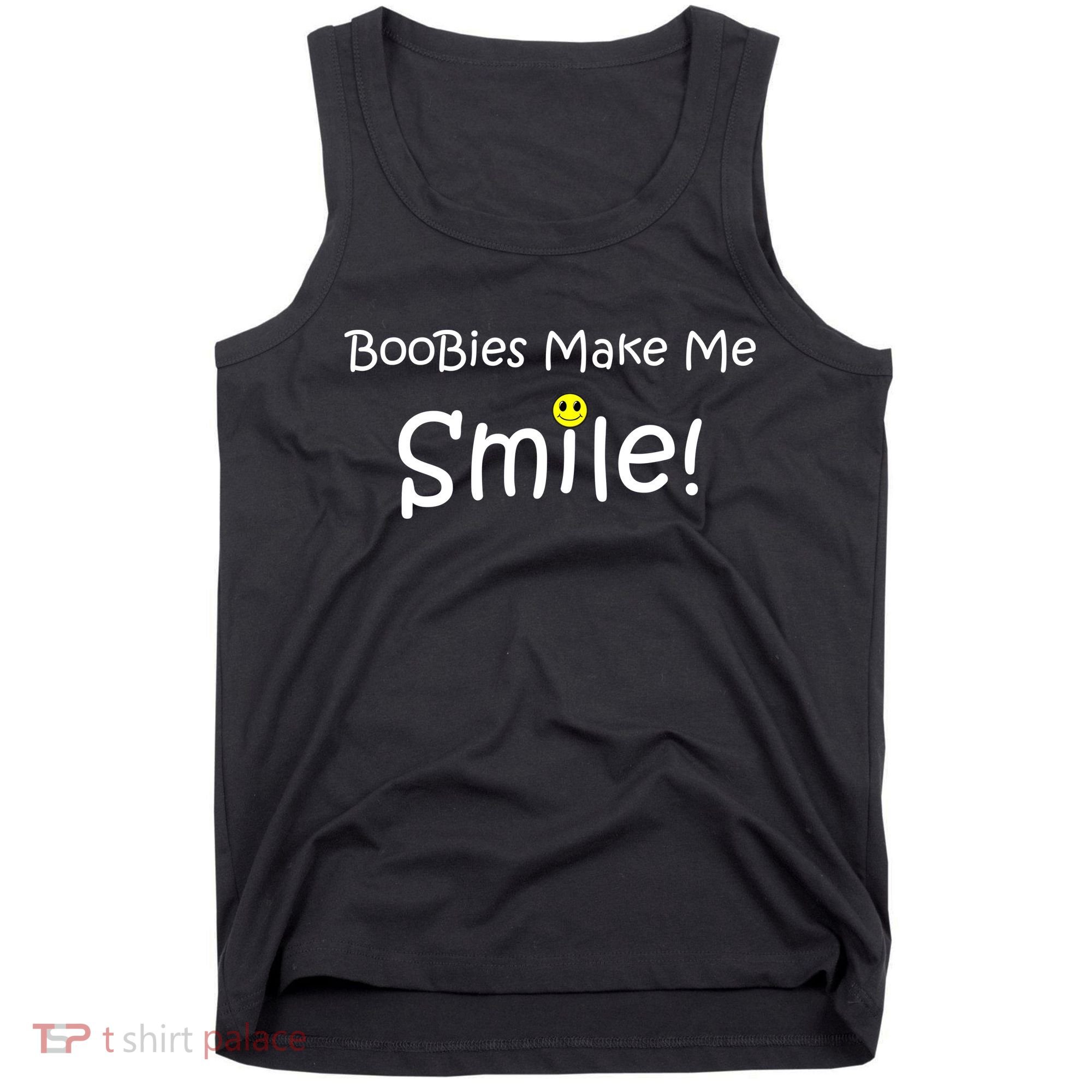 Boobies Make Me Smile Tank Top