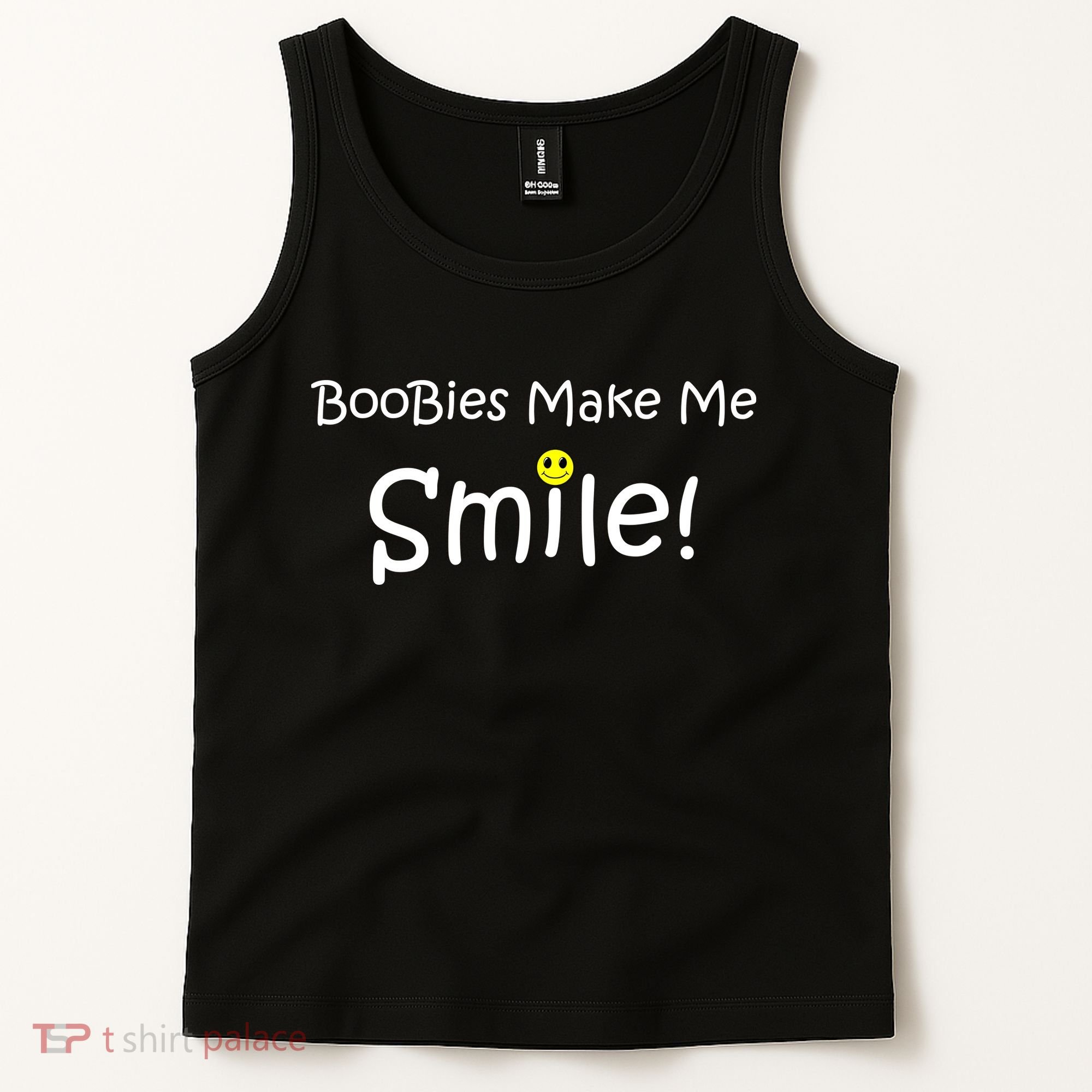 Boobies Make Me Smile Tank Top