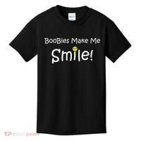 Boobies Make Me Smile Kids T-Shirt thumb 0